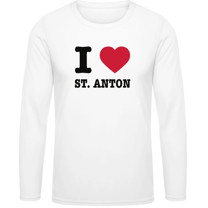 I Love St. Anton Langermet skjorte contain pic
