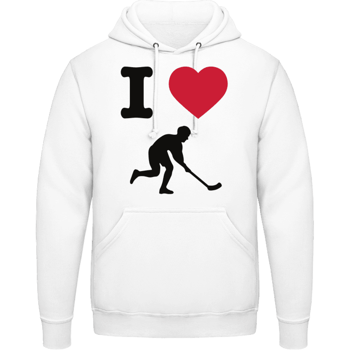 I Love Hockey Sweat à capuche contain pic