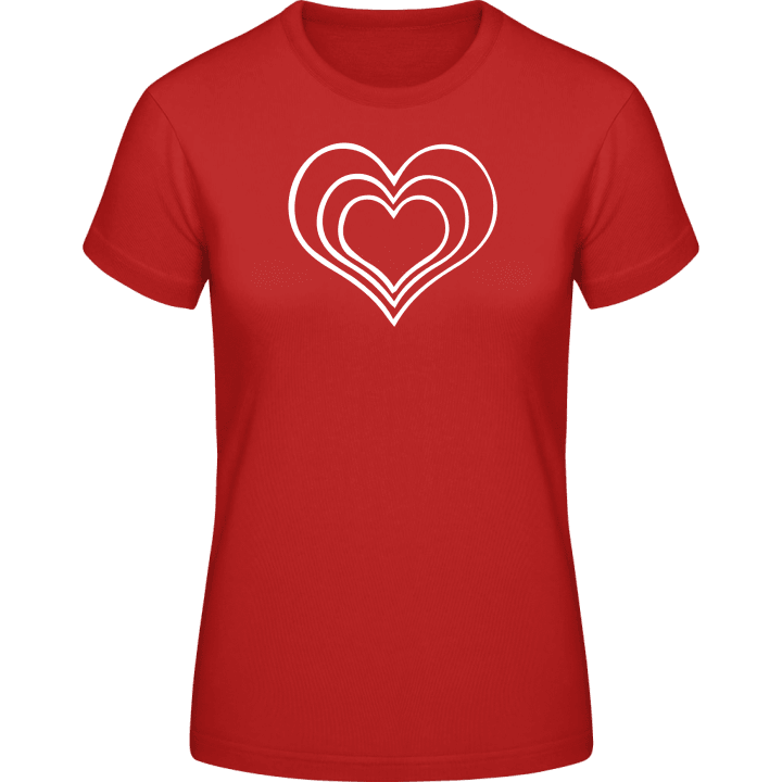 Three Hearts T-shirt til kvinder 0 image