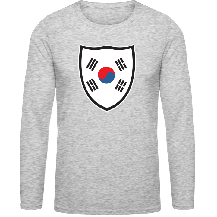 South Korea Shield Flag Långärmad skjorta contain pic