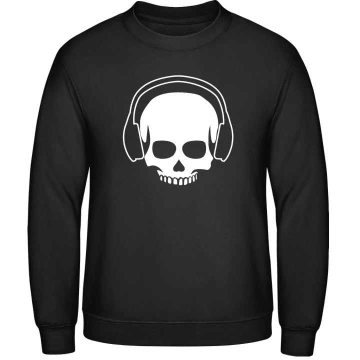 Skull with Headphone Sweatshirt contain pic