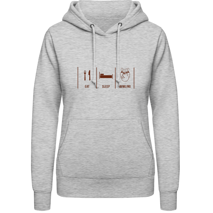 Eat Sleep Bowling Vrouwen Hoodie contain pic