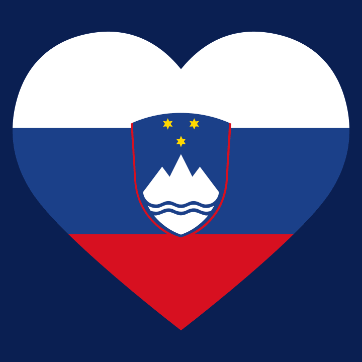 Slovenia Heart Flag T-shirt för bebisar 0 image