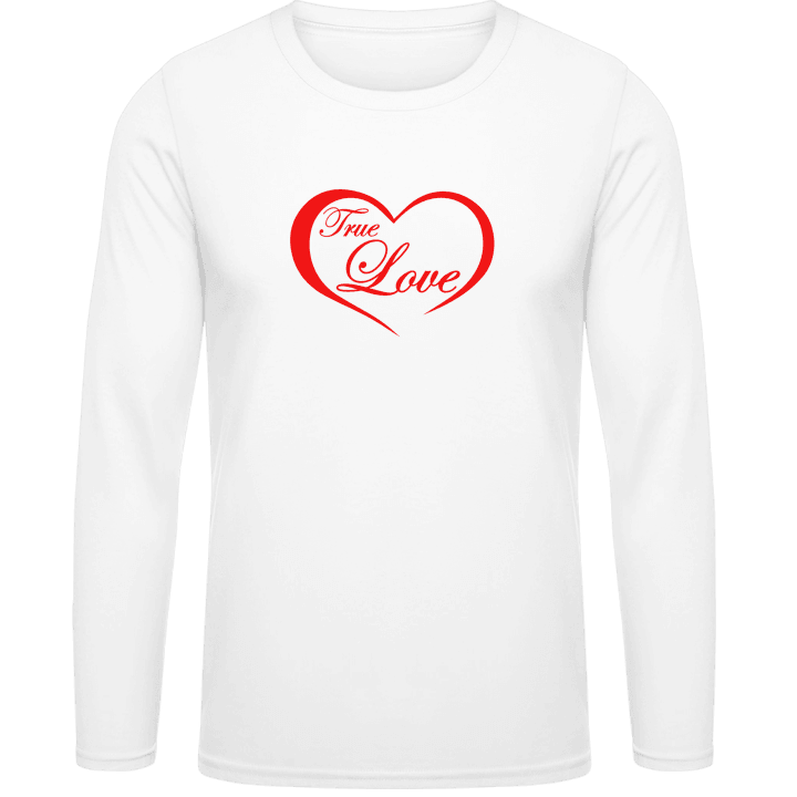 True Love Heart T-shirt à manches longues contain pic