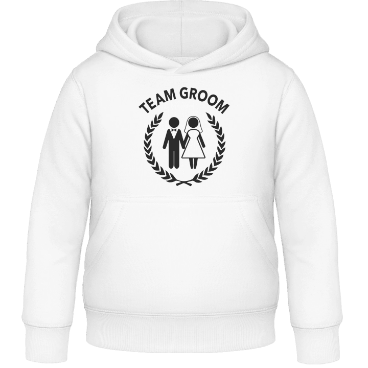 Team Groom Own Text Kids Hoodie contain pic