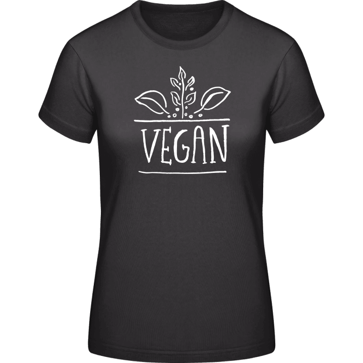 Vegan Illustration Women T-Shirt contain pic