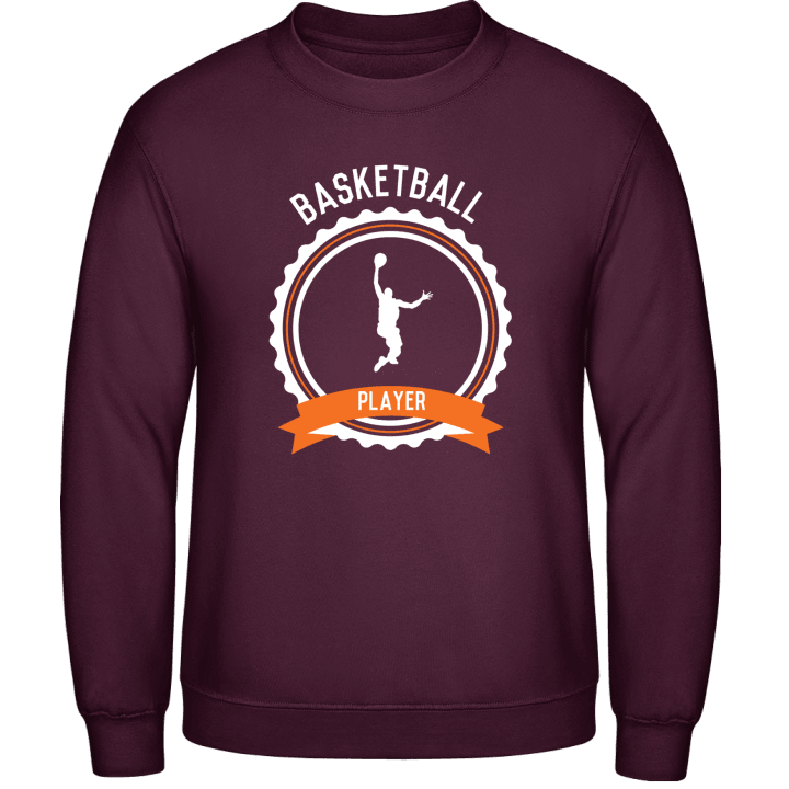 Basketball Player Emblem Sweatshirt contain pic