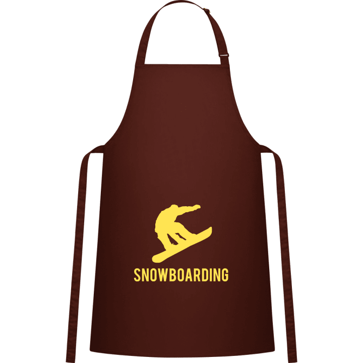 Snowboarding Kitchen Apron contain pic