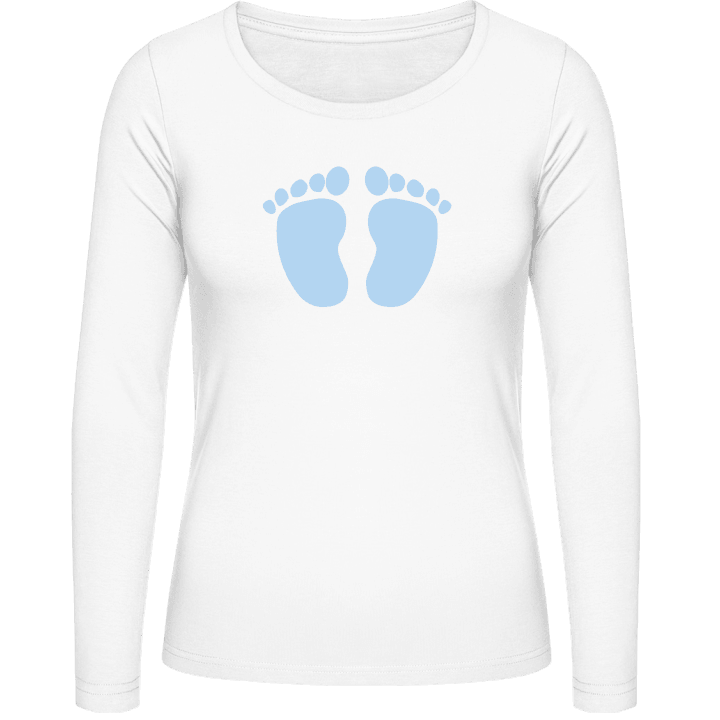 Baby Feet Logo Kvinnor långärmad skjorta 0 image