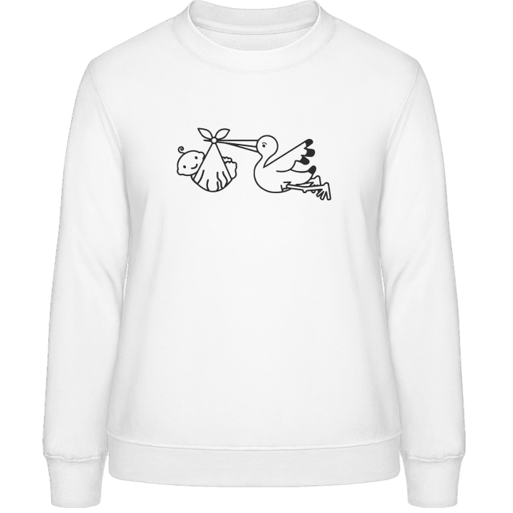 Baby Stork Frauen Sweatshirt 0 image