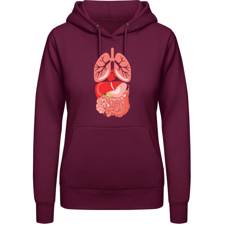 Human orgel Vrouwen Hoodie contain pic