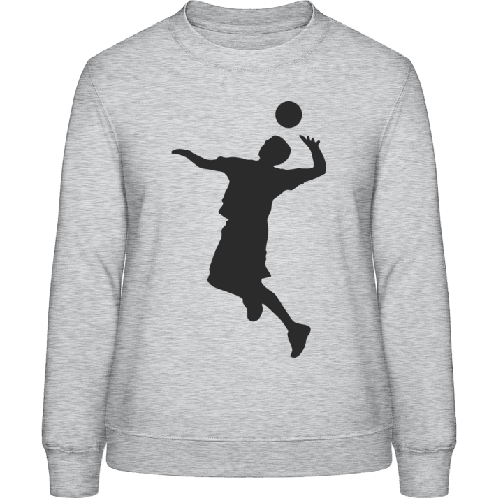 Volleyball Silhouette Frauen Sweatshirt contain pic