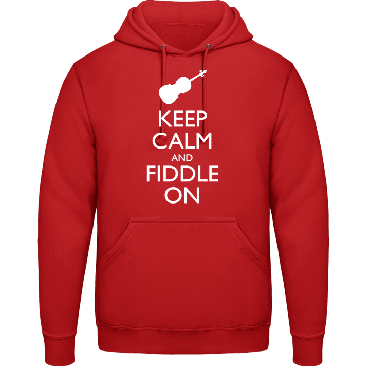 Keep Calm And Fiddle On Felpa con cappuccio contain pic