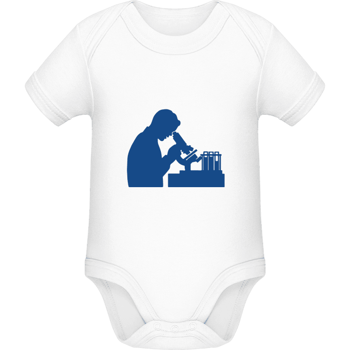 Chemist Silhouette Baby romper kostym contain pic