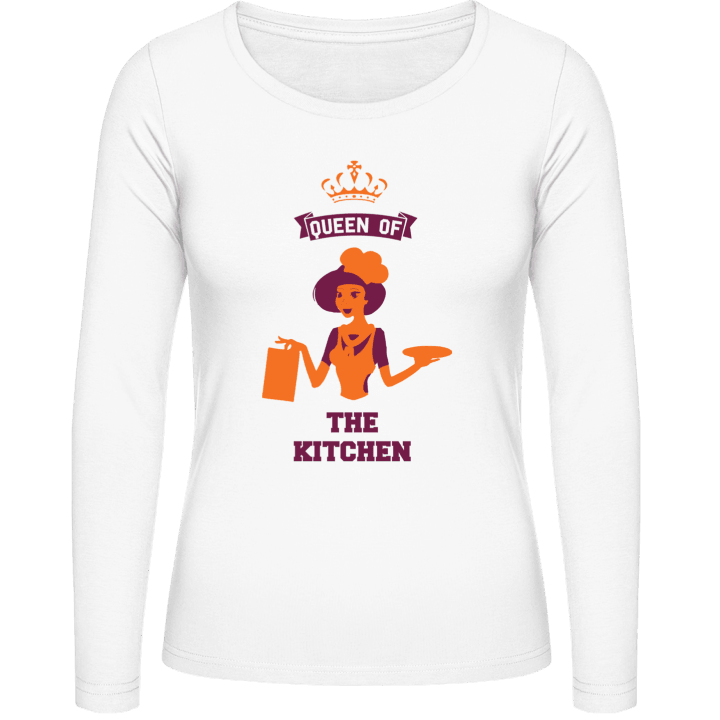 Queen of the Kitchen Crown Kvinnor långärmad skjorta contain pic