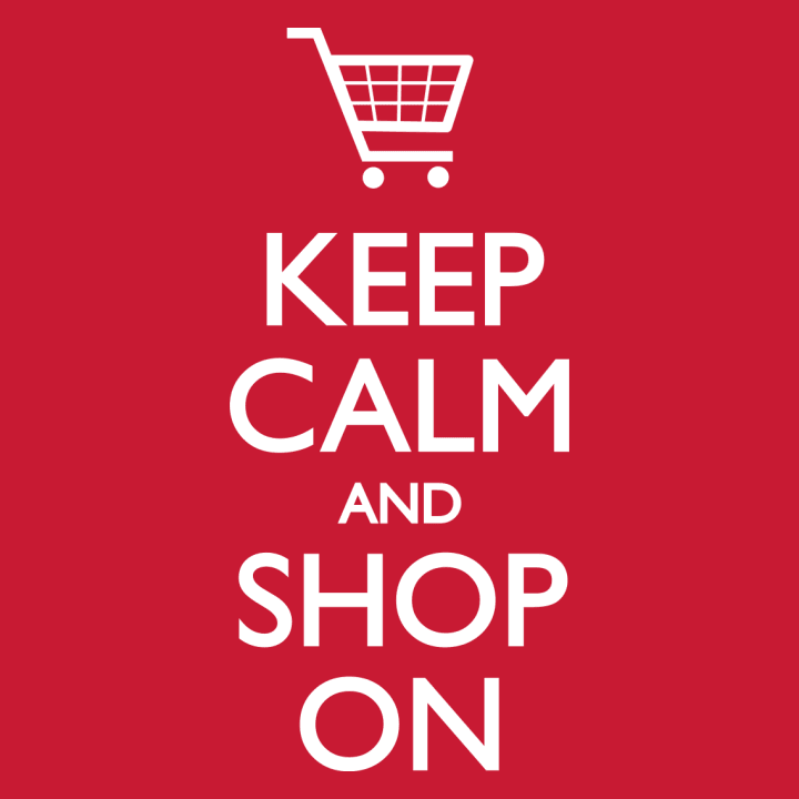 Keep Calm and Shop on T-shirt til kvinder 0 image