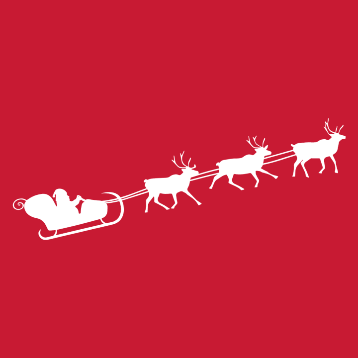 Santa Claus Flying T-shirt à manches longues pour femmes 0 image