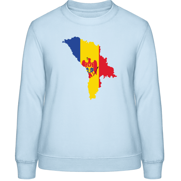 Moldova Map Crest Sweat-shirt pour femme contain pic