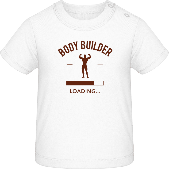Body Builder Loading T-shirt för bebisar contain pic