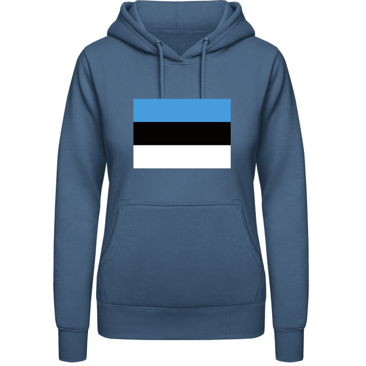 Estland Flag Hoodie för kvinnor contain pic