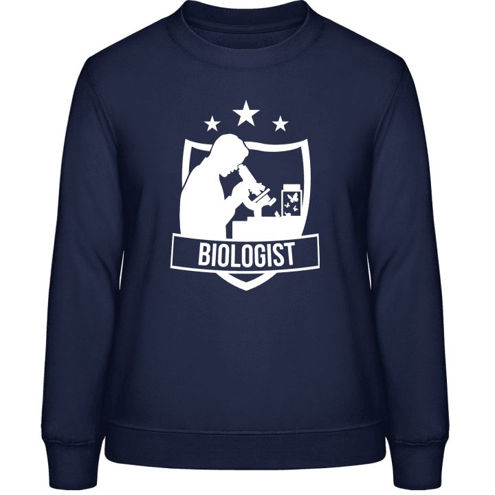 Biologist Silhouette Star Frauen Sweatshirt contain pic