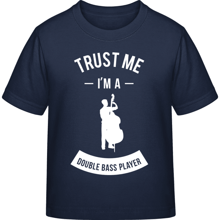 Trust Me I'm a Double Bass Player Kids T-shirt contain pic