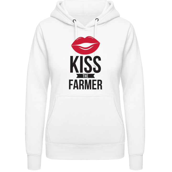 Kiss The Farmer Hoodie för kvinnor contain pic