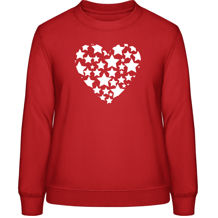 Stars in Heart Sweatshirt för kvinnor contain pic