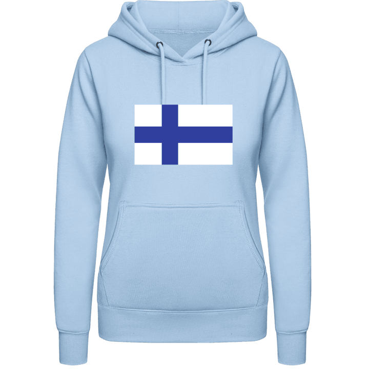 Finland Flag Hoodie för kvinnor contain pic