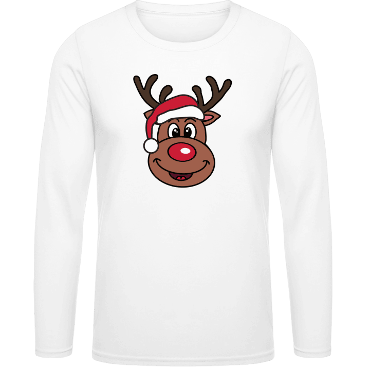 Cute Christmas Reindeer Langarmshirt 0 image