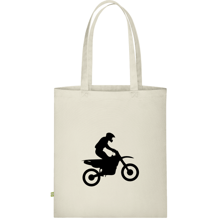 Motocross Driver Silhouette Stofftasche 0 image