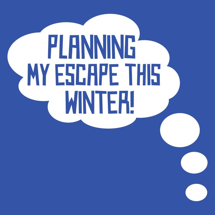 Planning My Escape This Winter Felpa con cappuccio da donna 0 image