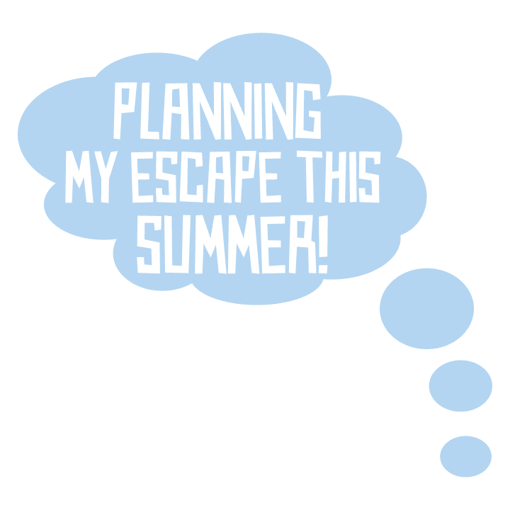 Planning My Escape This Summer Hoodie för kvinnor 0 image