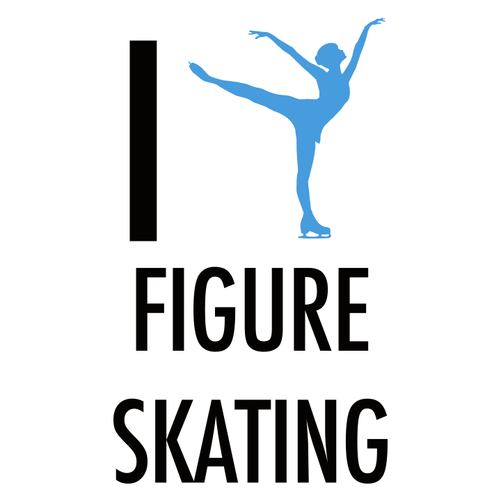I Love Figure Skating T-shirt til kvinder 0 image
