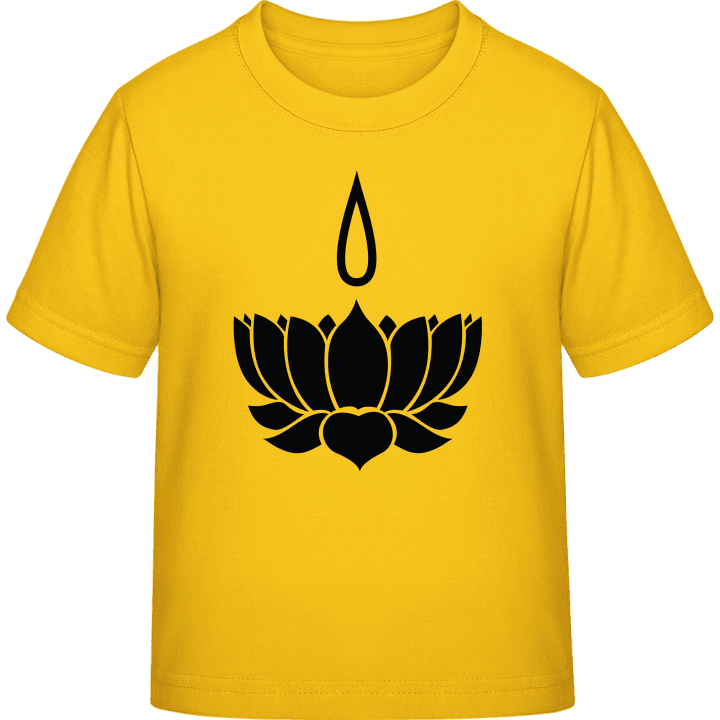 Ayyavali Lotus Flower T-skjorte for barn contain pic