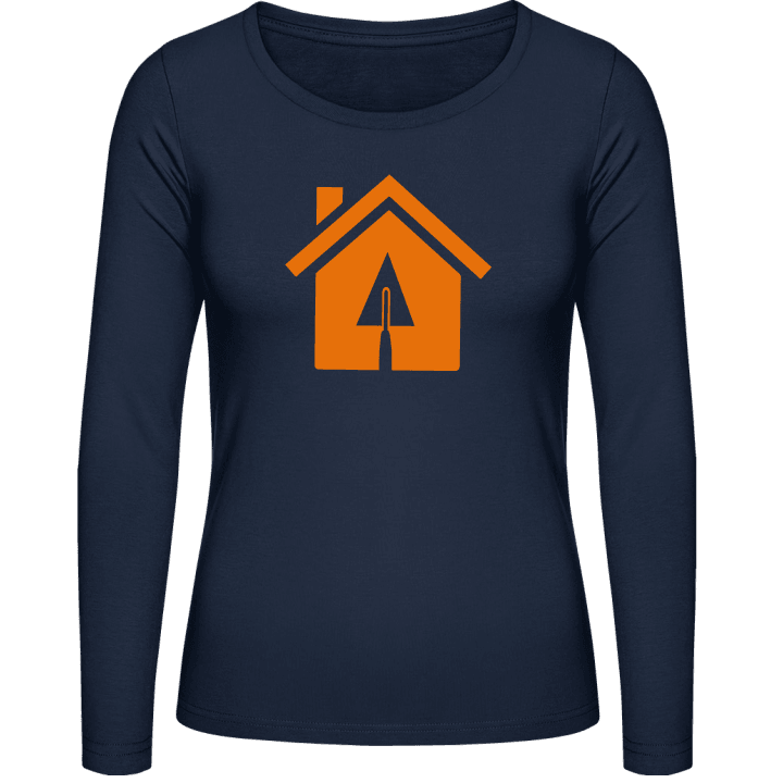 House Construction Vrouwen Lange Mouw Shirt contain pic