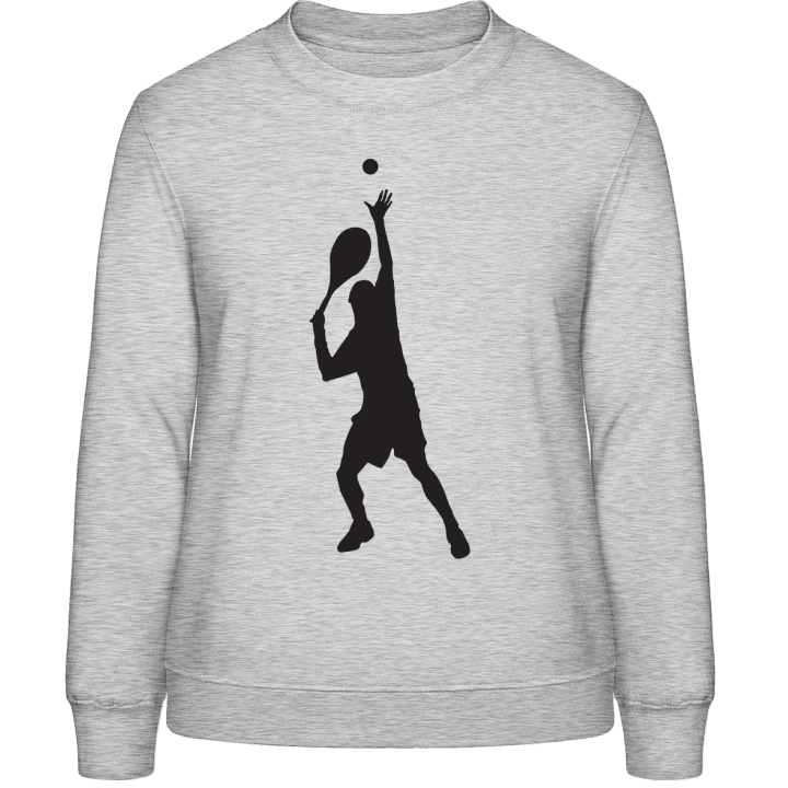 Tennis Silhoutte Women Sweatshirt contain pic