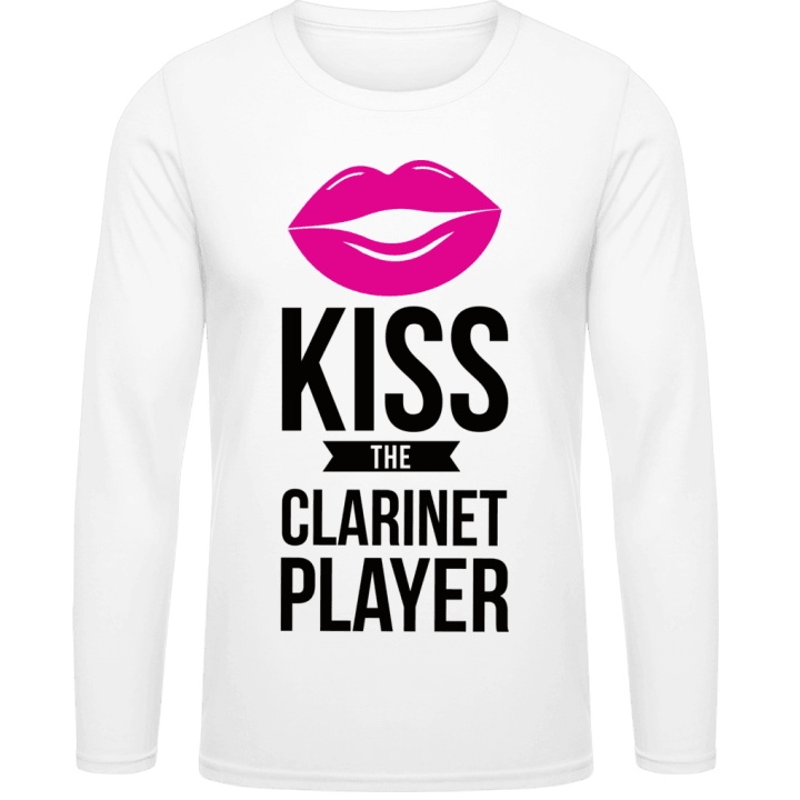 Kiss The Clarinet Player Camicia a maniche lunghe contain pic