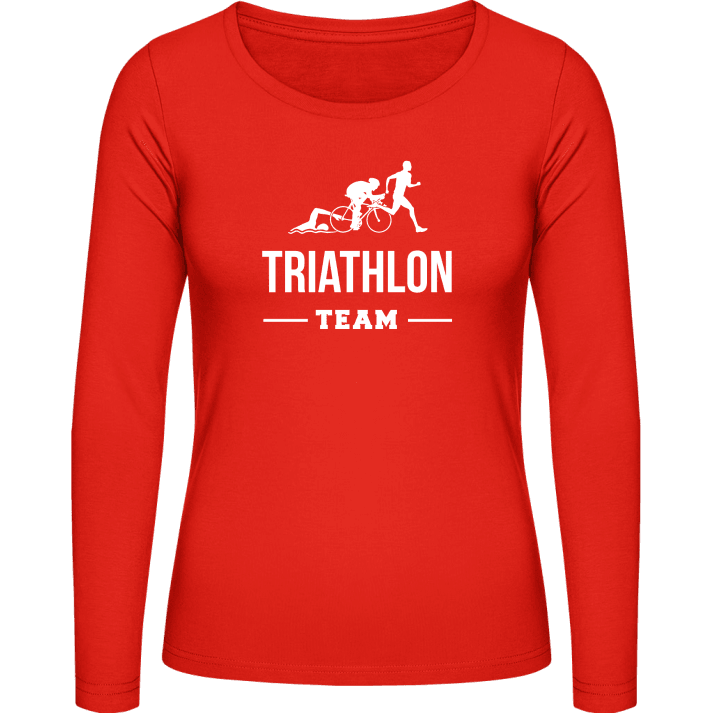 Triathlon Team Langermet skjorte for kvinner contain pic