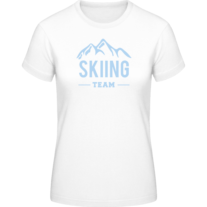 Skiing Team T-shirt för kvinnor contain pic