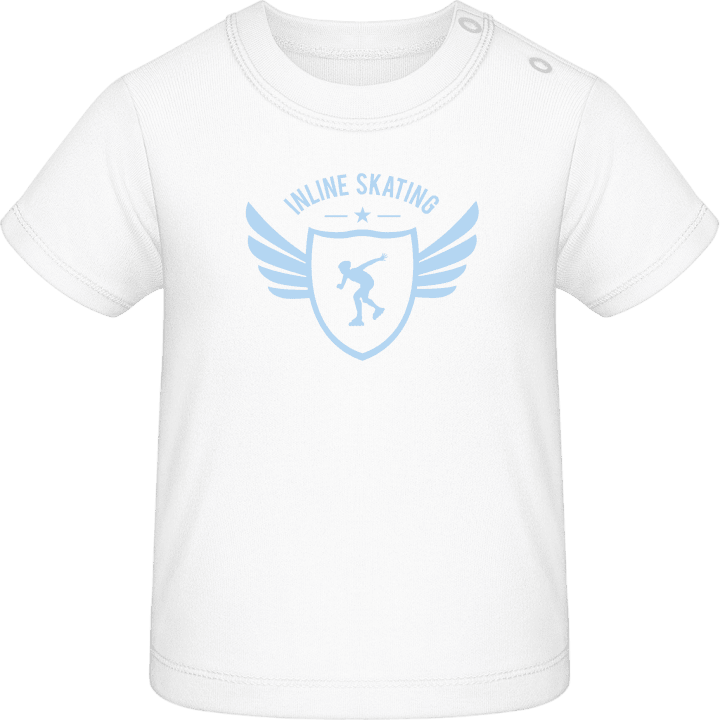 Inline Skating Winged T-shirt för bebisar contain pic