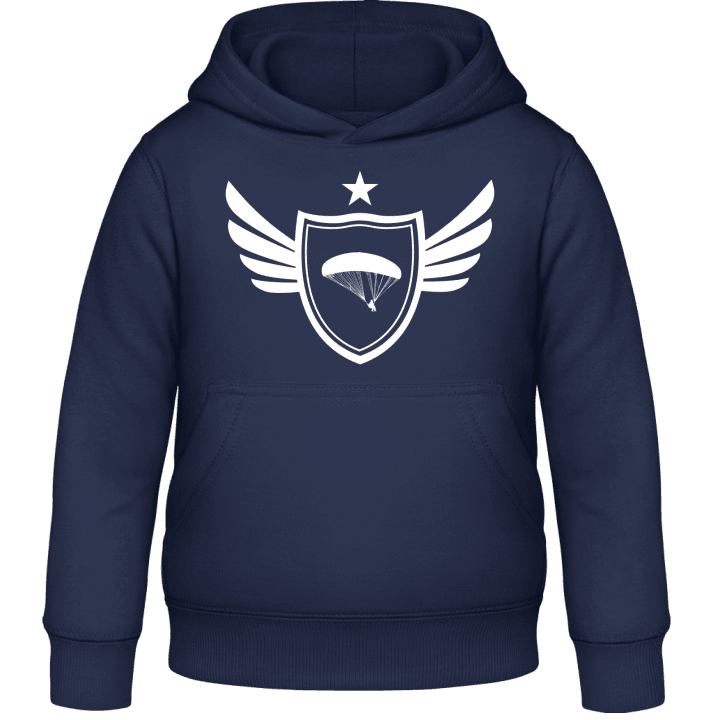 Winged Paraglider Logo Kids Hoodie contain pic