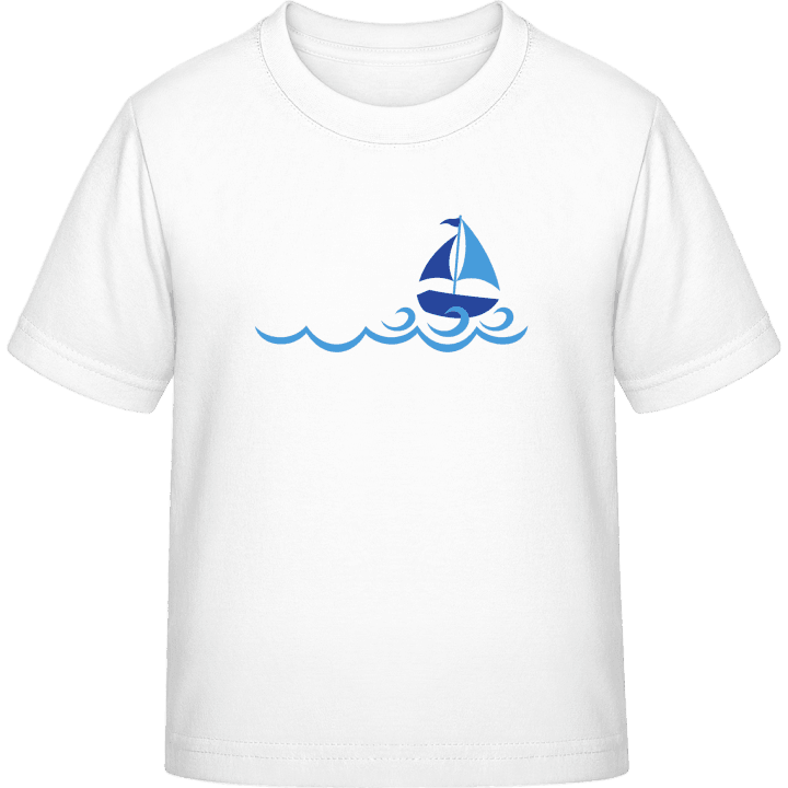 Sailboat On Waves Kinder T-Shirt 0 image