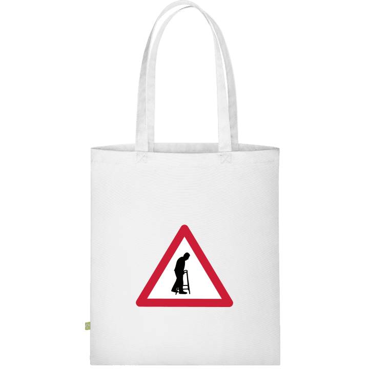 Senior Warning Väska av tyg contain pic