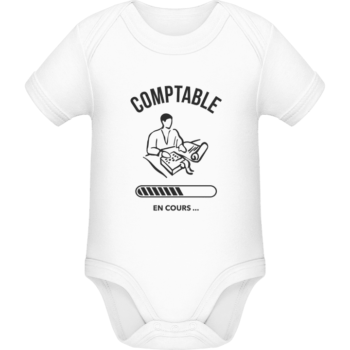 Comptable en cours Baby romper kostym contain pic