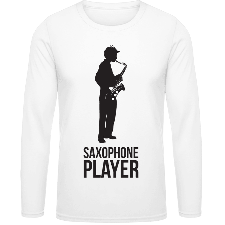 Saxophone Player T-shirt à manches longues contain pic