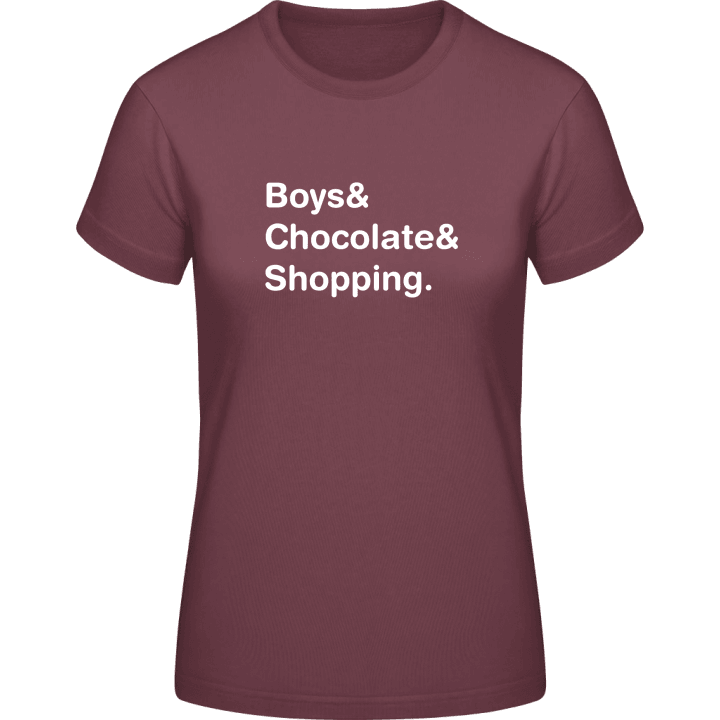 Boys Chocolate Shopping Frauen T-Shirt 0 image