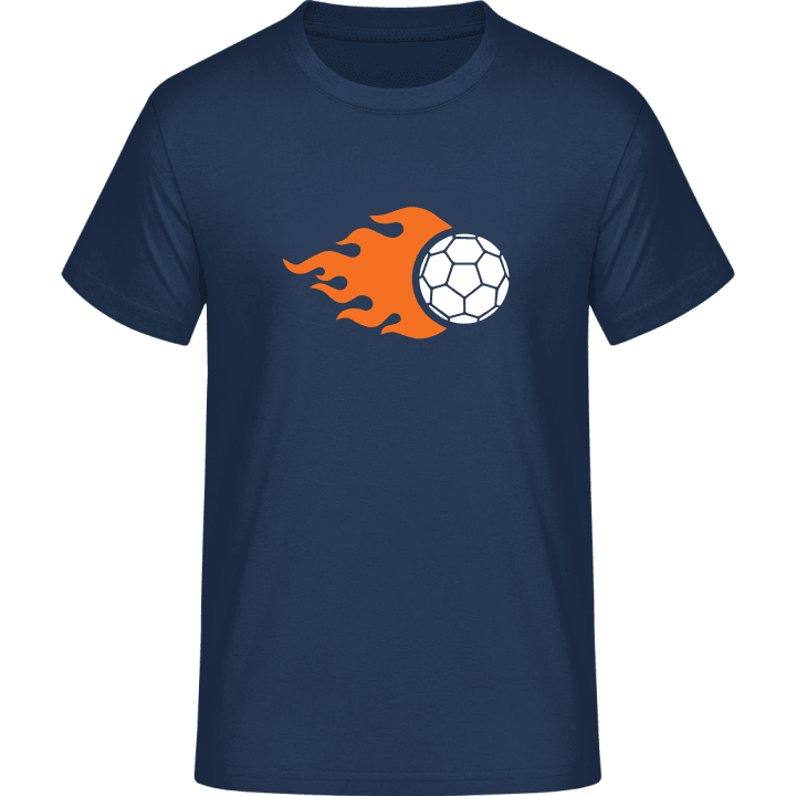 Handball schneller Ball mit Feuer T-Shirt contain pic
