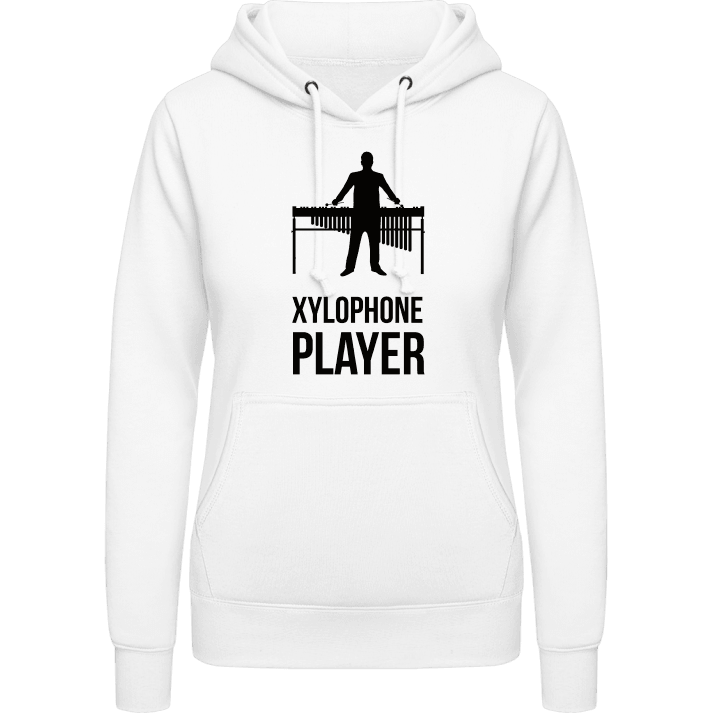 Xylophone Player Silhouette Vrouwen Hoodie contain pic