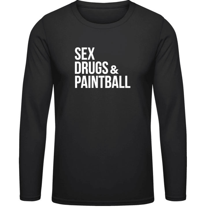 Sex Drugs And Paintball T-shirt à manches longues contain pic